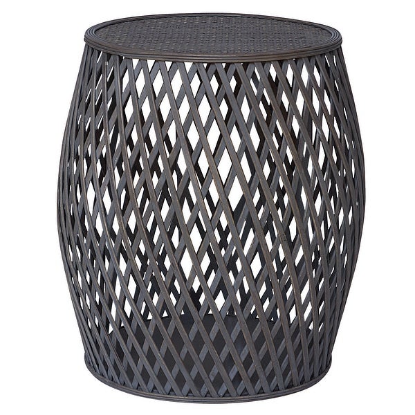 Bora Bora Contemporary Criss-Cross Side Table