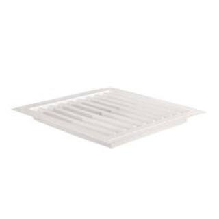 Master Flow 18 in. x 24 in. Plastic Wall Louver Static Vent in White SL18x24