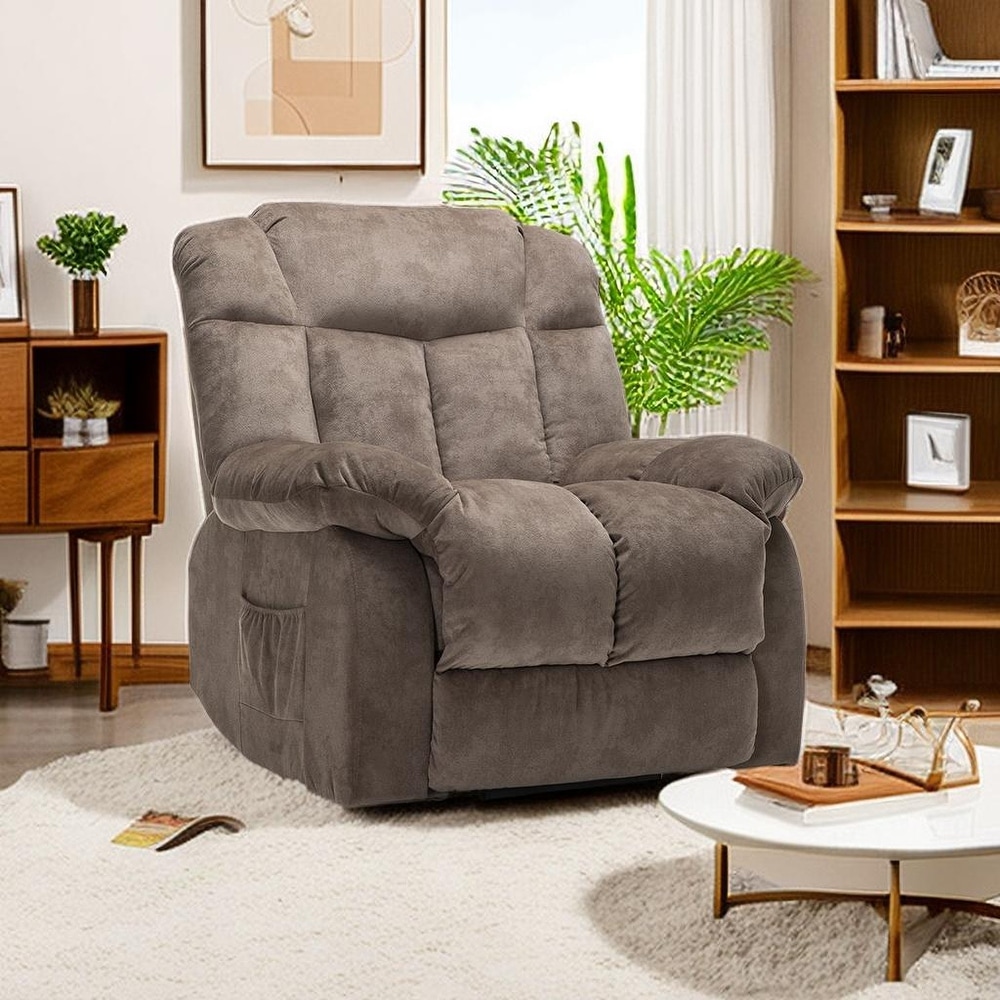 Power Lift Recliner Chair Rocking Glider Recliners Electric Recliners for Elderly Recliner Chair with Side Pocket