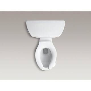 KOHLER Highline Classic Comfort Height 2-piece 1.0 GPF Single Flush Elongated Toilet in White Seat Not Included K-3519-0