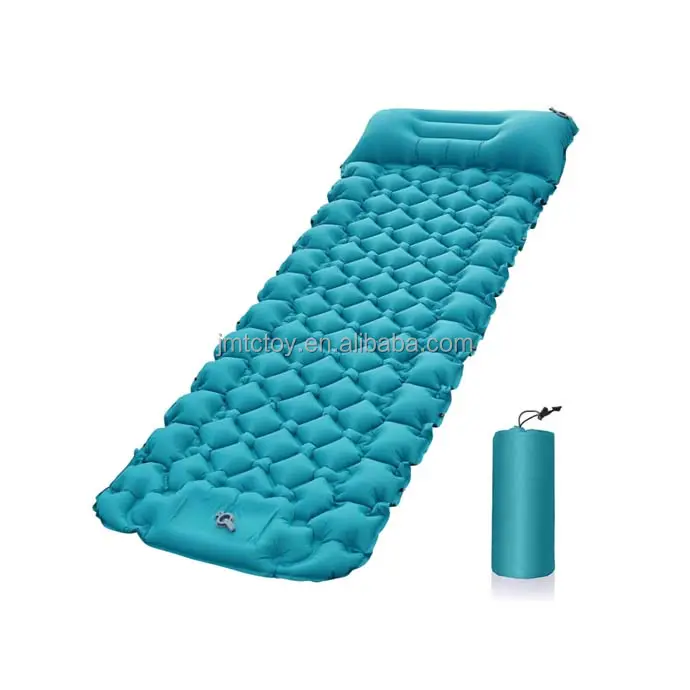 Air camping mattress sleeping mats Built in Foot Pump Inflatable camping mat