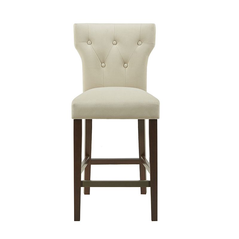 Madison Park Hayes Button Tufted Counter Stool