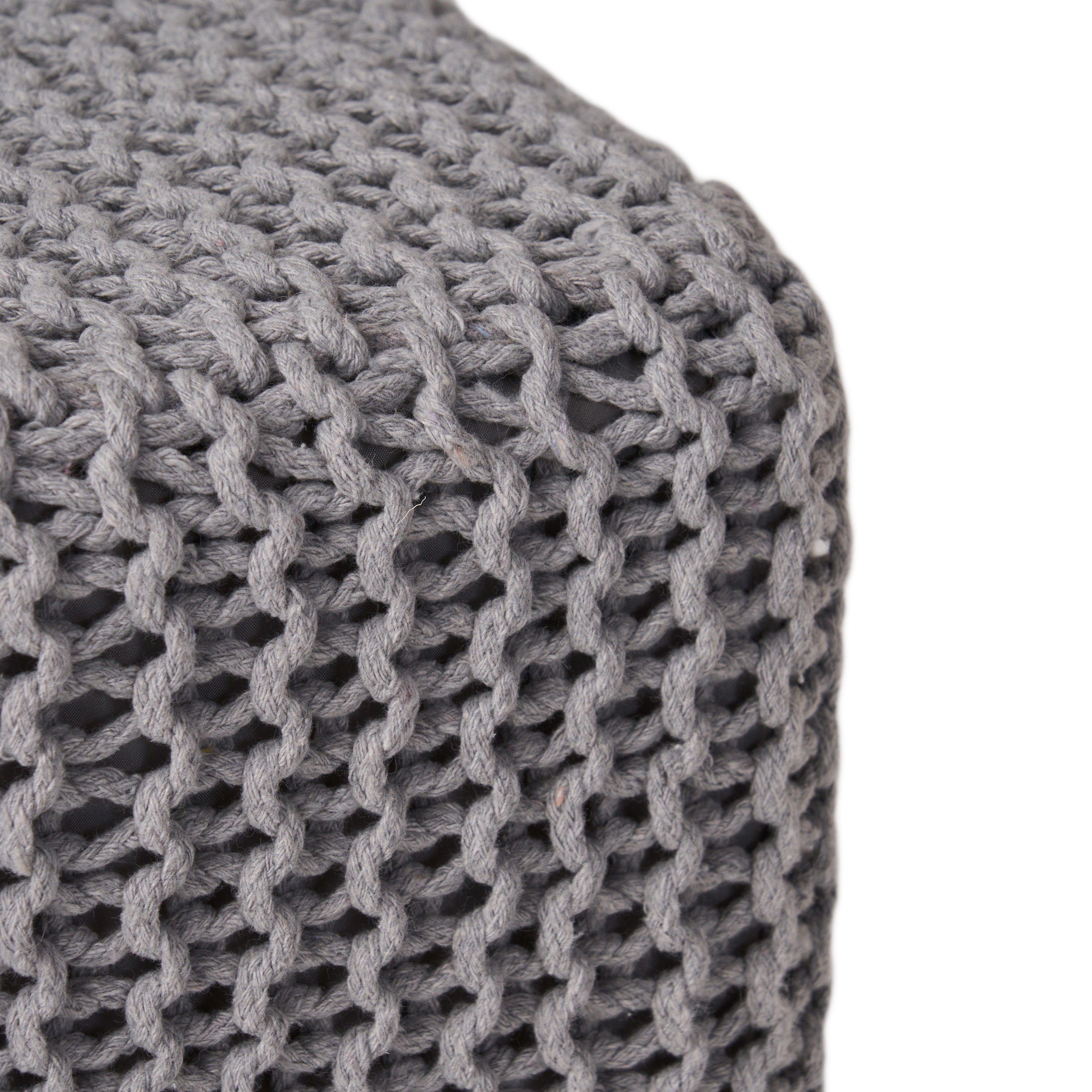 Scott Knitted Foot Stool