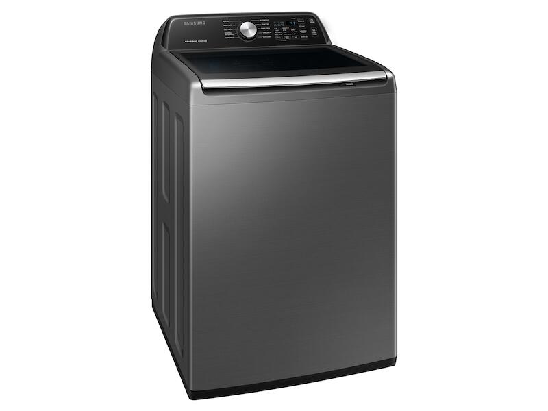 Samsung WA44A3405AP 4.4 Cu. Ft. Top Load Washer With Activewave™ Agitator And Active Waterjet In Platinum