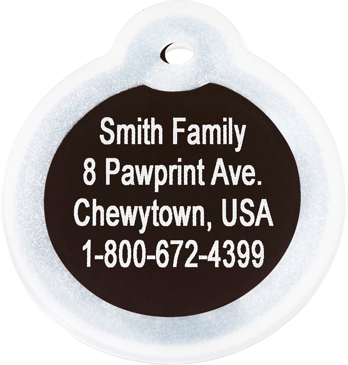 GoTags Anodized Aluminum Personalized Silencer Dog ID Tag