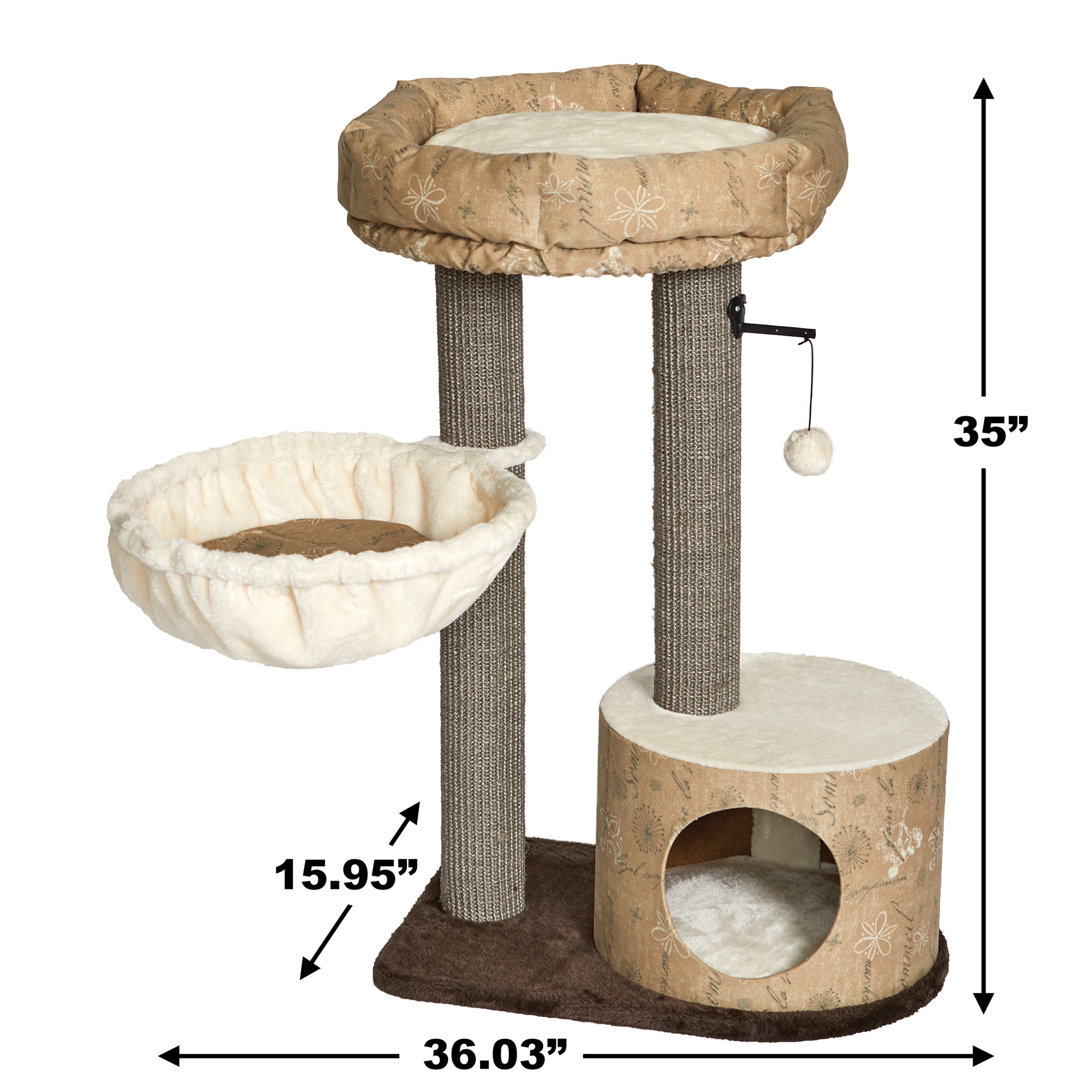 Midwest Feline Nuvo Cove Cat Tree， 35.04