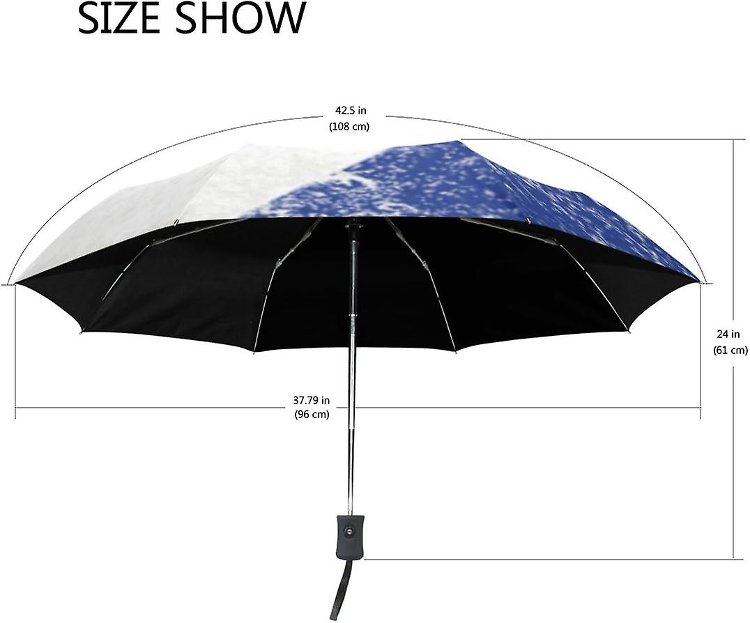 Top Carpenter Grunge Styled Flag Of France Anti Uv Windproof Travel Umbrella Parasol With Auto Open/close Button