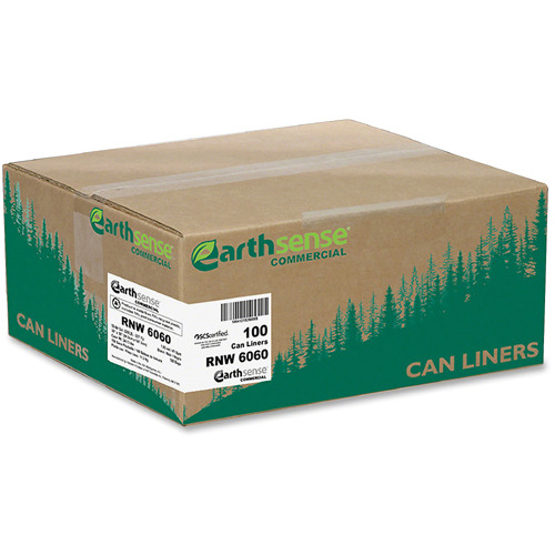 EarthSense Webster Reclaim HeavyDuty Recycled Can Liners  WBIRNW6060