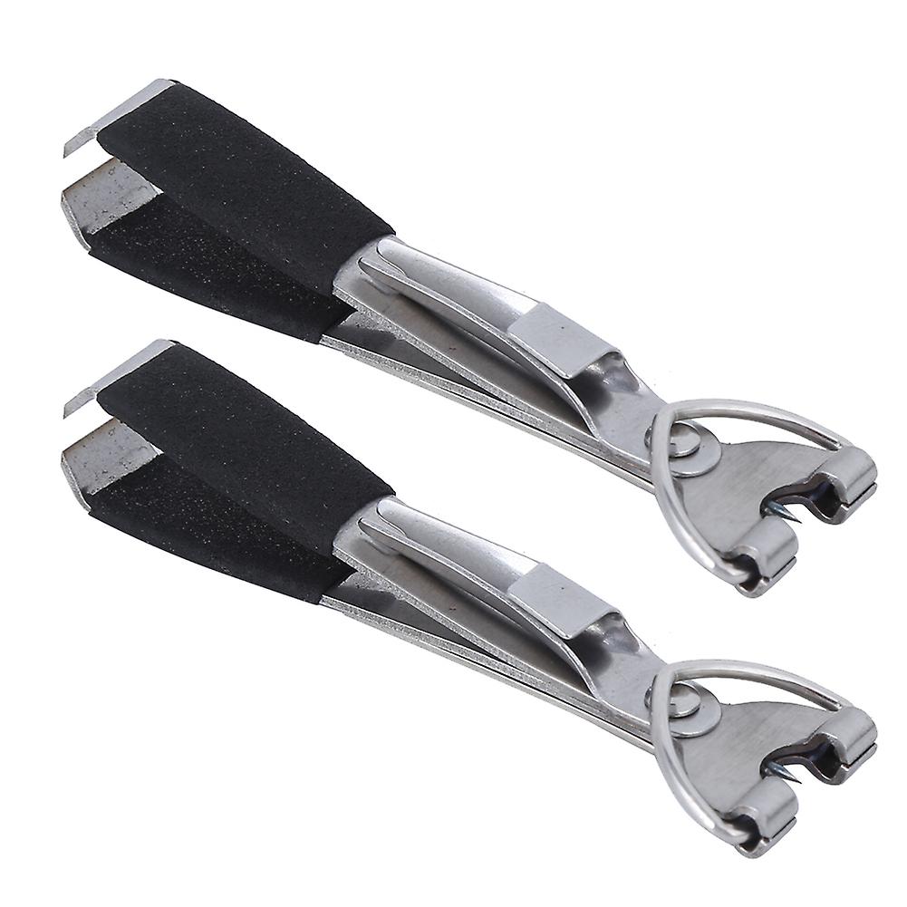 2pcs Fly Fishing Quick Knot Tool Fast Nail Knotter Lines Clipper Hook Eye Cleaner With Retractor