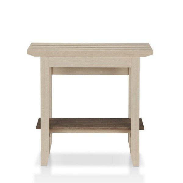 Furniture of America Geer Contemporary Ivory 36-inch Console Table