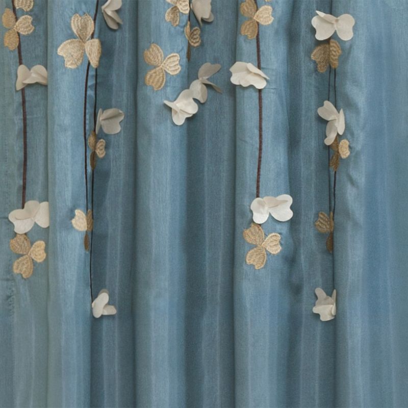 Lush Decor Flower Drop Window Curtain