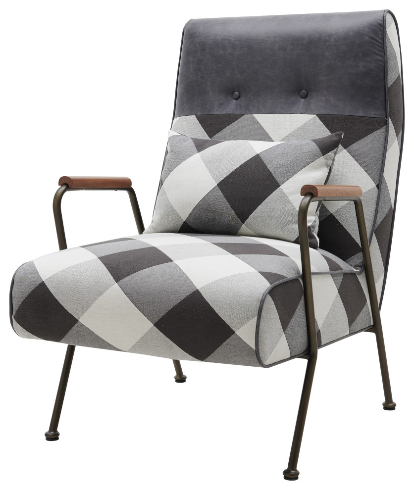 Kahlo Fabric Accent Arm Chair   Midcentury   Armchairs And Accent Chairs   by New Pacific Direct Inc.  Houzz