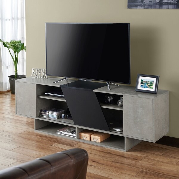 DH BASIC Modern Grey 71-inch TV Stand by Denhour