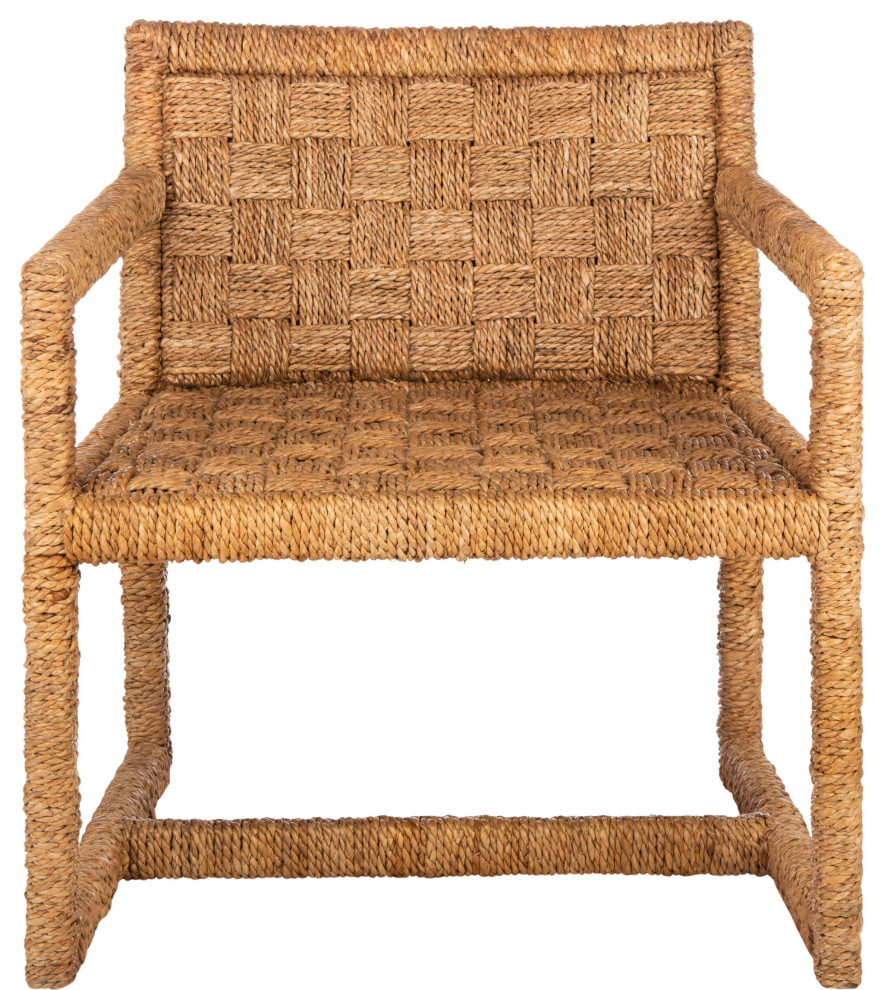 Brinn Woven Accent Chair   Tropical   Armchairs And Accent Chairs   by HedgeApple  Houzz