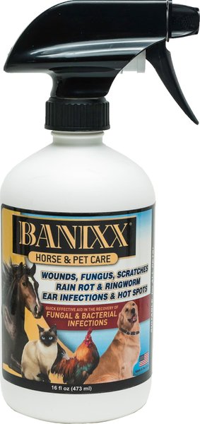 Banixx Dog， Cat， Poultry and Horse Wound Care Spray