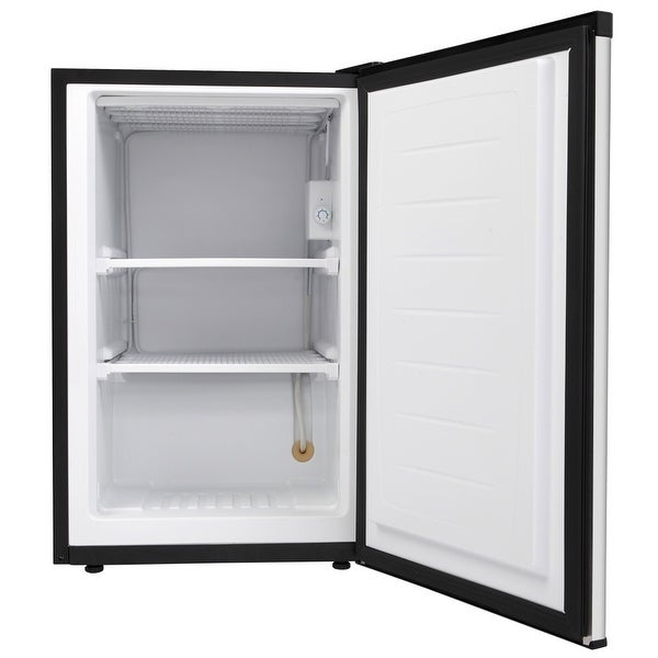 1.1CU.FT/3.0CU.FT Upright Freezer with Stainless Steel Door