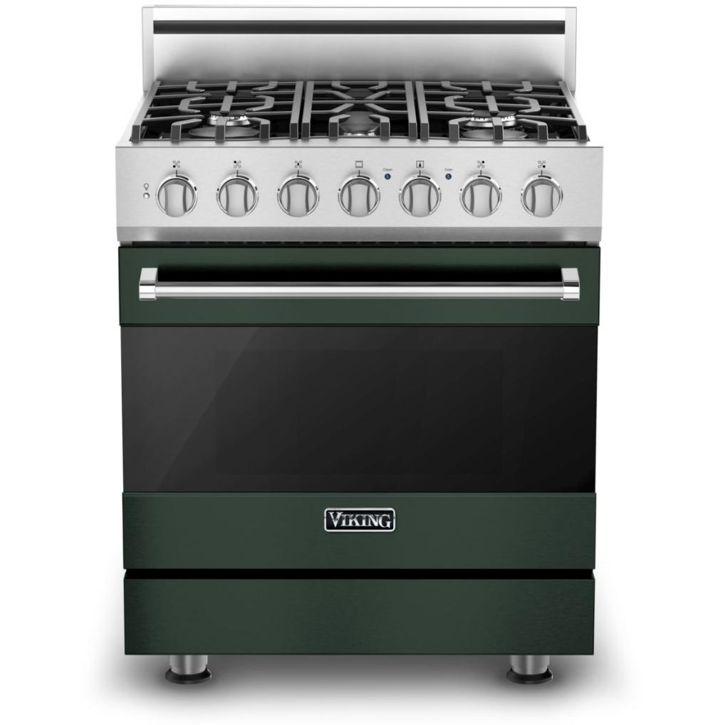 Viking 30-inch Freestanding Dual-Fuel Range with Vari-Speed Dual Flow Convection CRVDR3302-5BBF