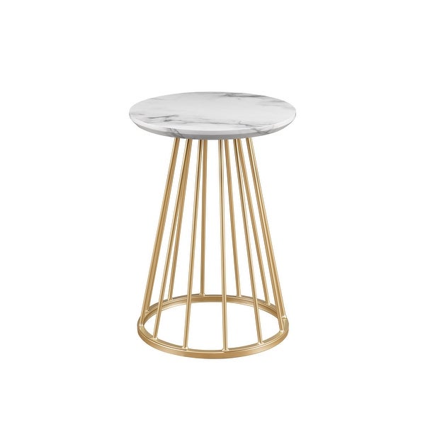 Middlebrook Modern 16-inch Round Side Table