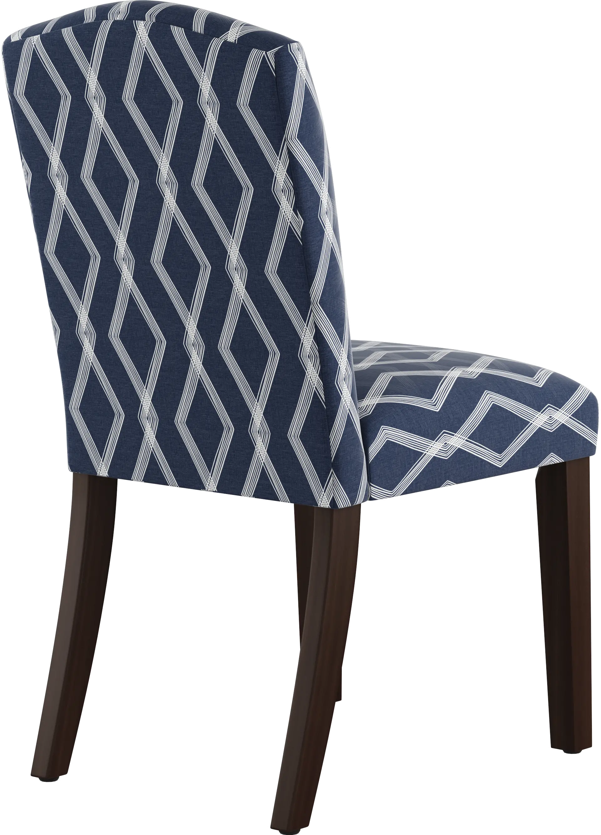 Nora Crossweave Blue Dining Chair - Skyline Furniture