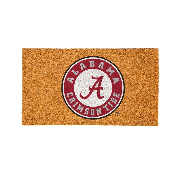 Evergreenncaaalabama Crimson Tide Logo Natural Coir 28 X 16 Inches Indoor Outdoor Doormat