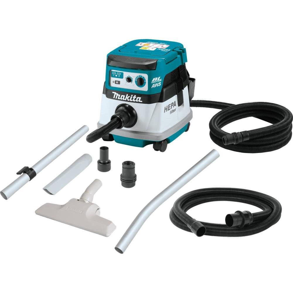 Makita 18V X2 LXT 36V 2.1 Gallon HEPA Dry Dust Extractor/Vacuum Kit AWS XCV08PT from Makita