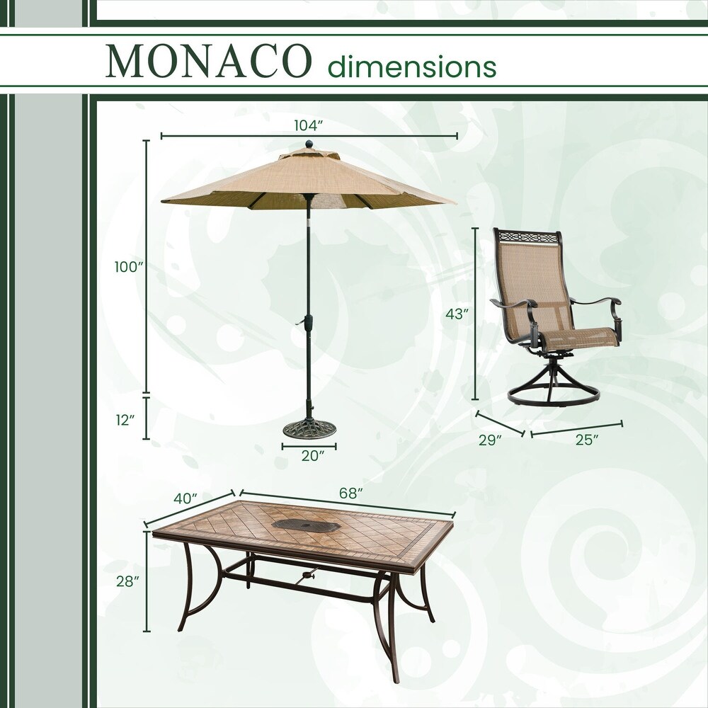 Hanover Monaco 7 Piece Dining Set