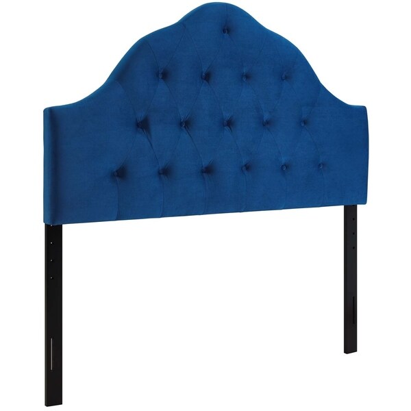 Sovereign Full Diamond Tufted Performance Velvet Headboard - - 28494738