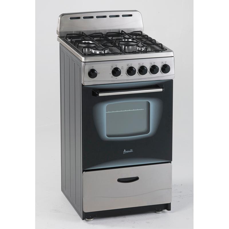 Avanti 20in Freestanding Gas Range GR2013CSS