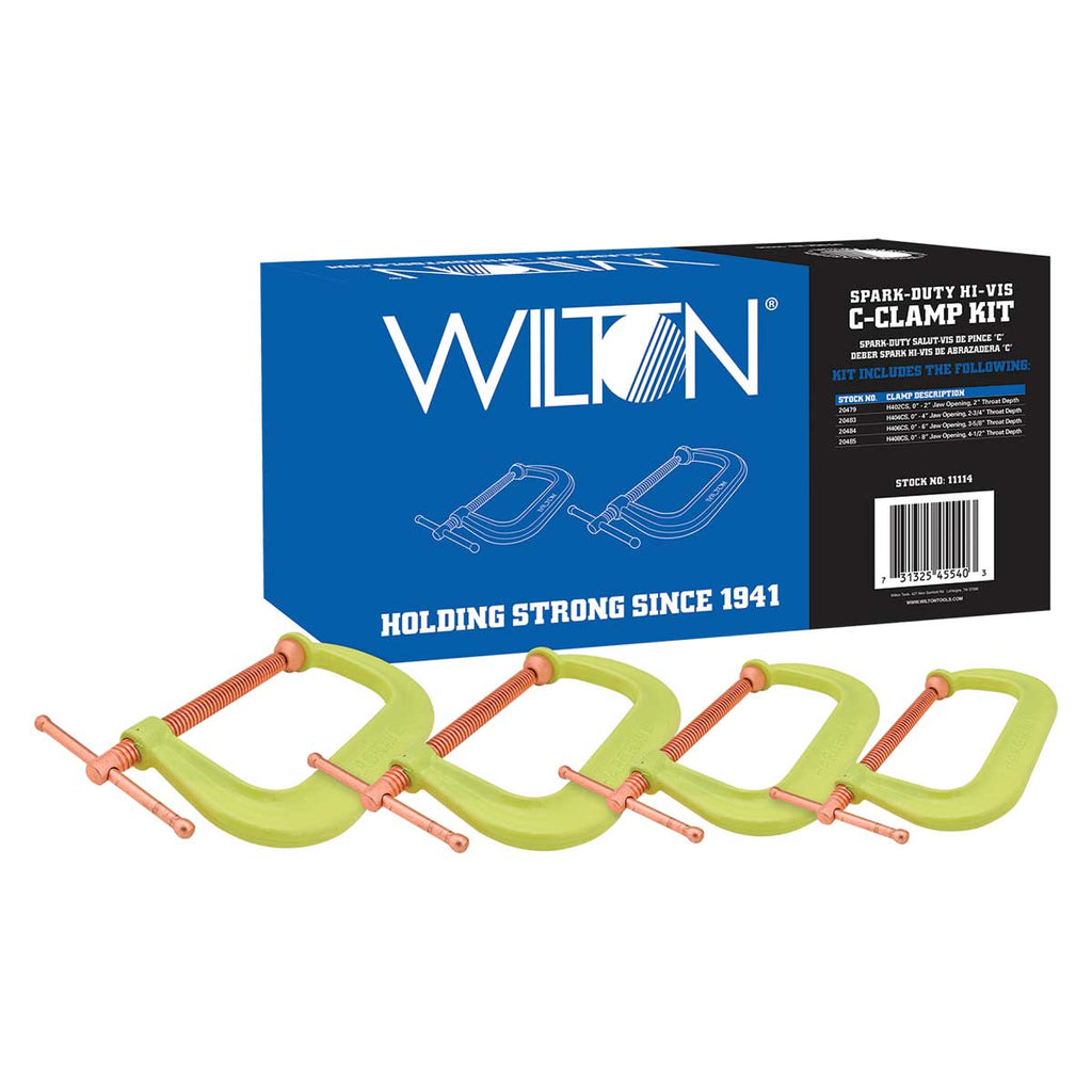 Wilton Spark-Duty 400CS Hi-Vis C-Clamp Kit