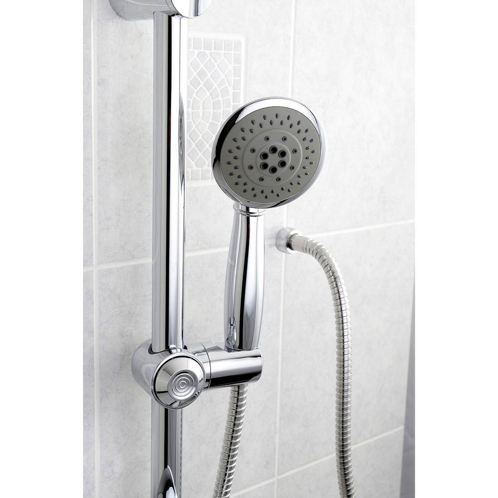 Kingston Brass 24 in. 5-Spray Slide Bar Hand Shower in Chrome YKX2522SBB