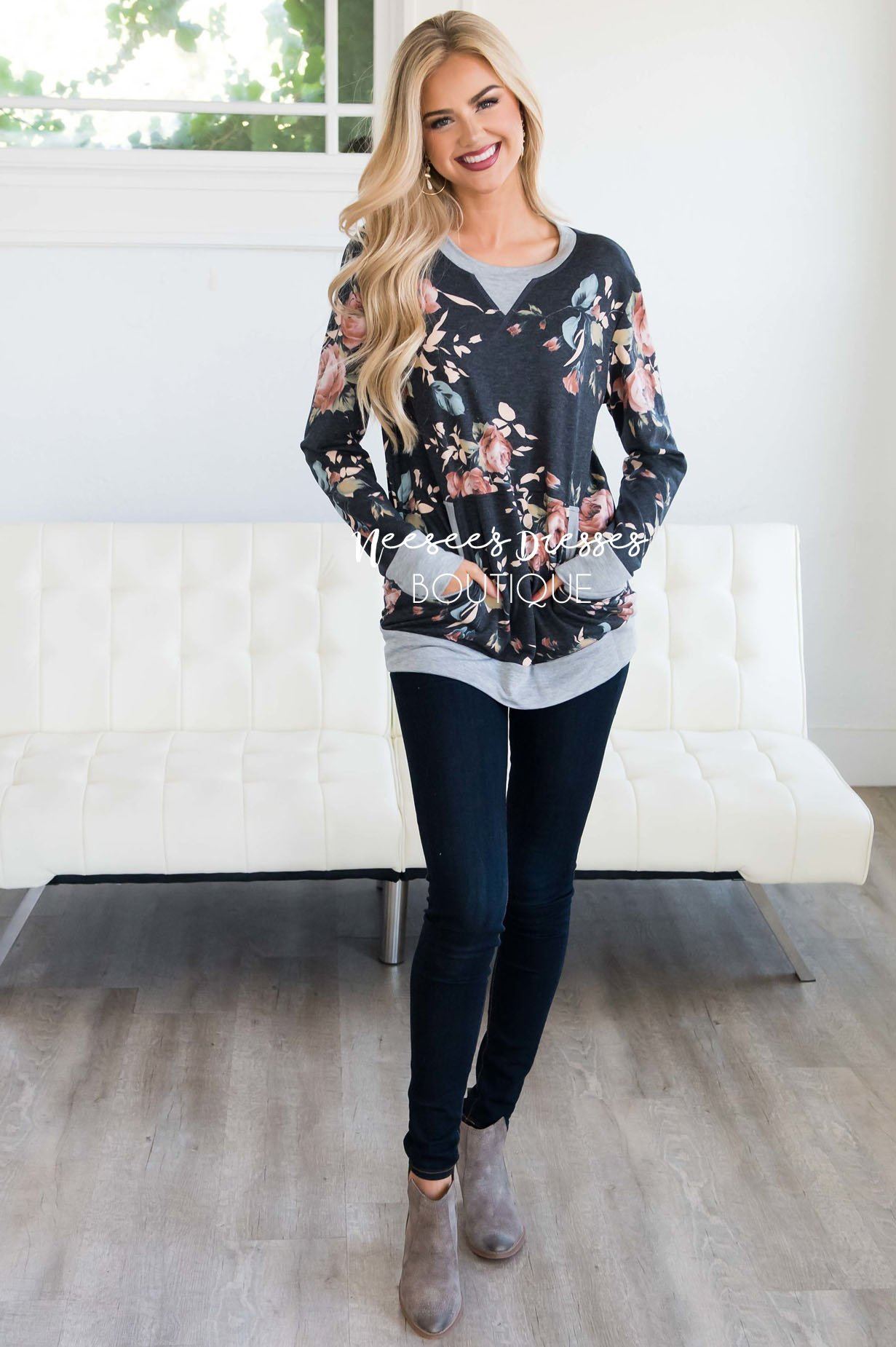 When The Stars Align Floral Sweater