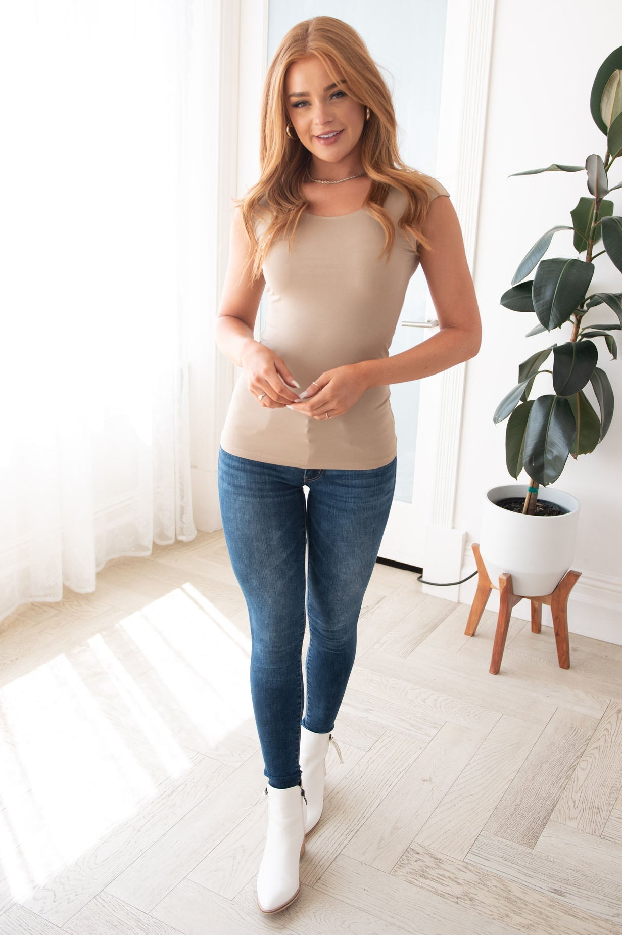 Cap Sleeve Modest Layering Tee