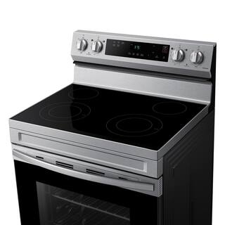  6.3 cu. ft. Smart Freestanding Electric Range with Steam Clean in Stainless Steel NE63A6111SS