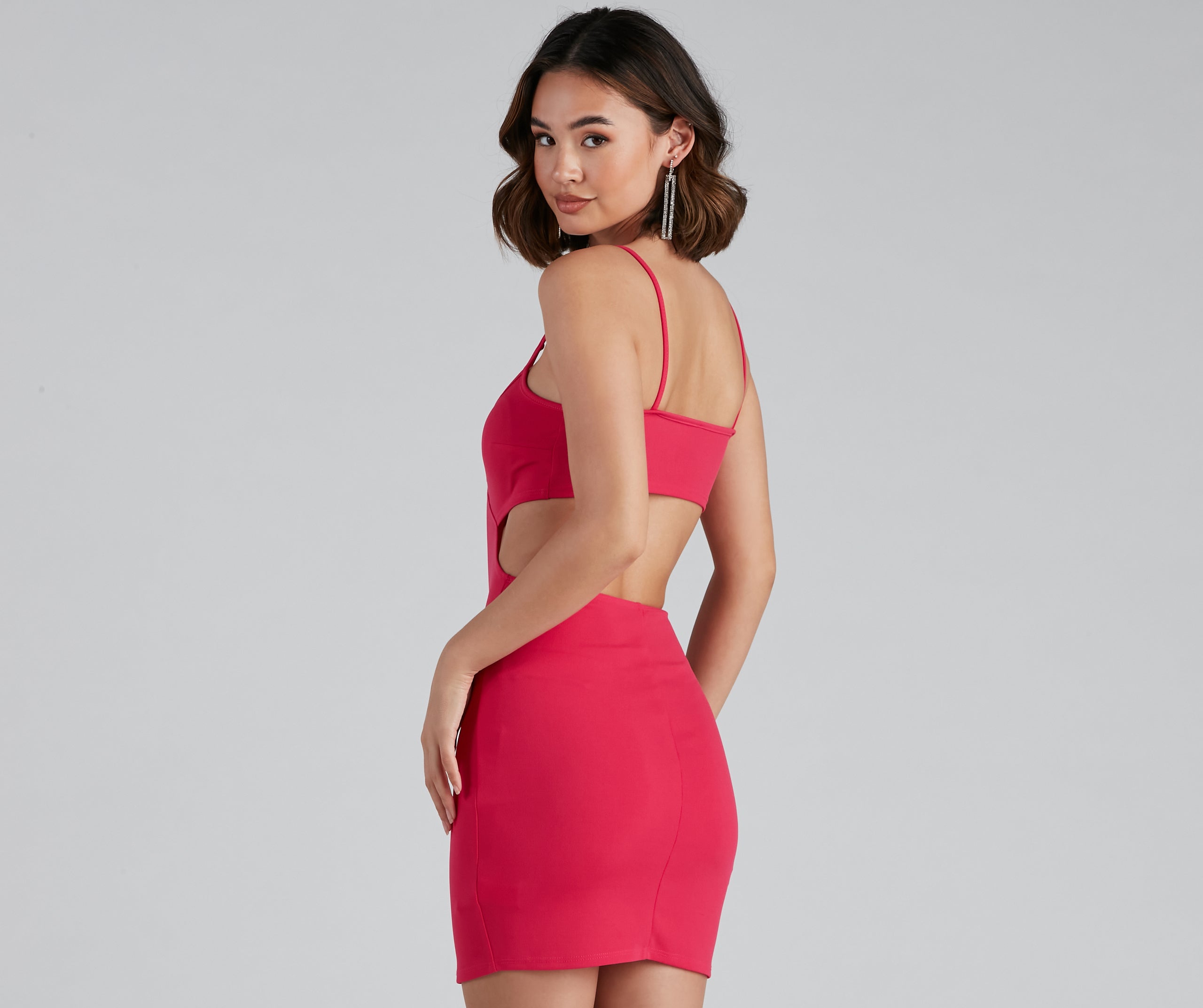 Cut Above The Drama Mini Dress