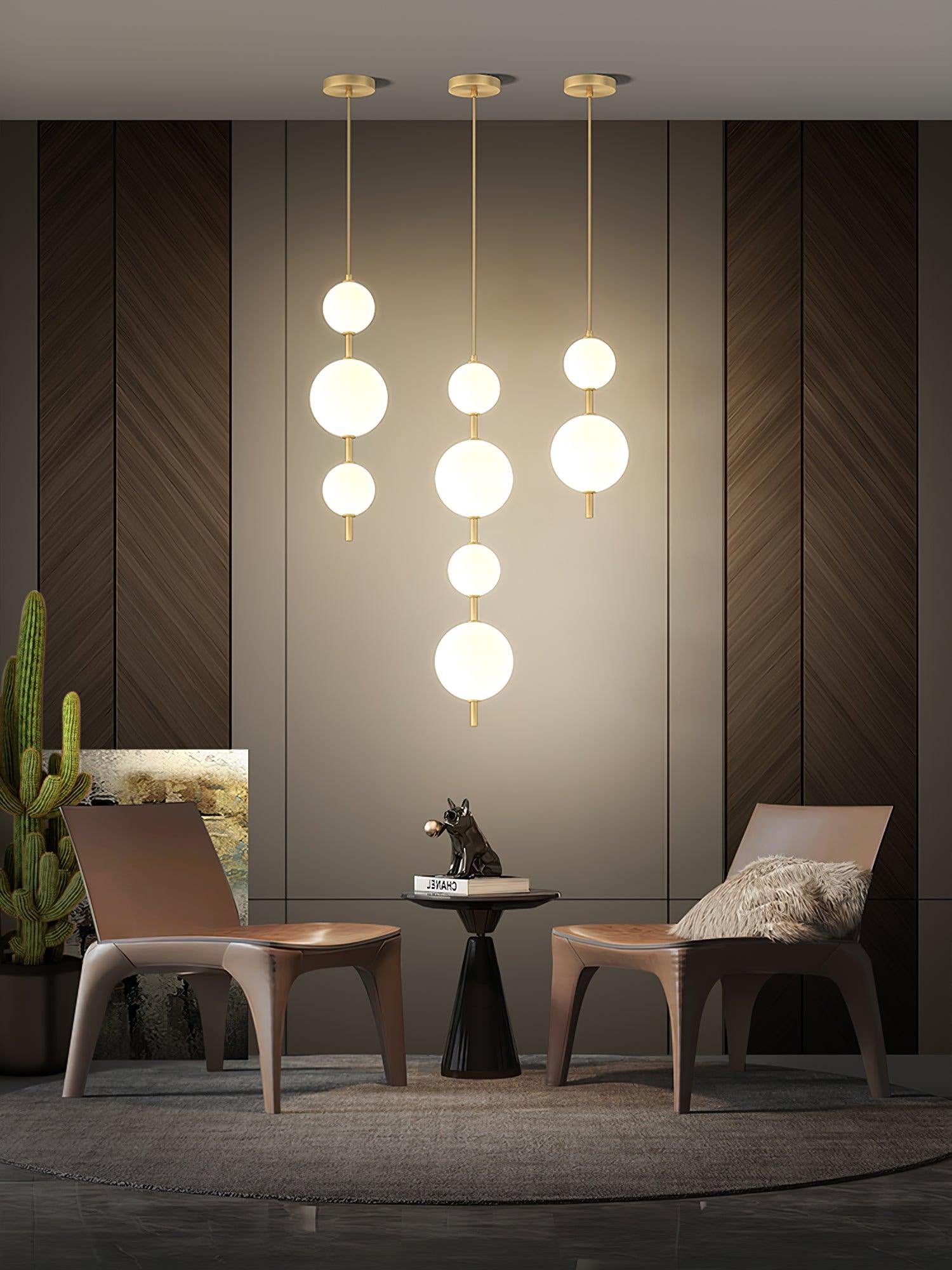 Vertical Globe Pendant Lamp