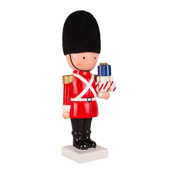 National Tree Company 11 in. Christmas Soldier with Gifts