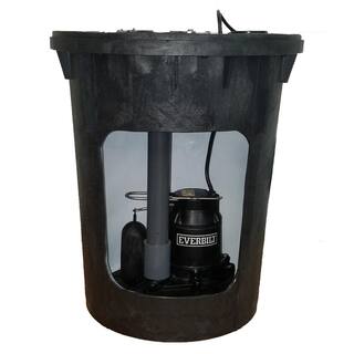 Everbilt 310 HP Pre-Plumbed Sump Pump System THD1095