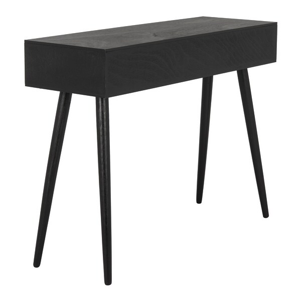 SAFAVIEH Albus Black 3-drawer Console Table - 41.8