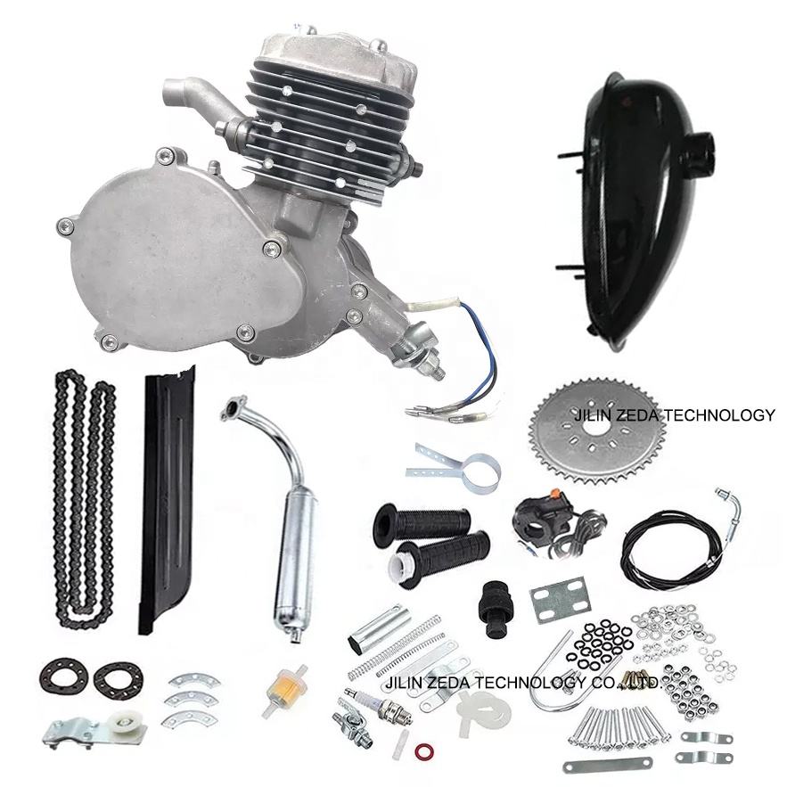 Two stroke 80cc 60cc petrol engine kit bicycle motorised motor 2 stroke bike engine