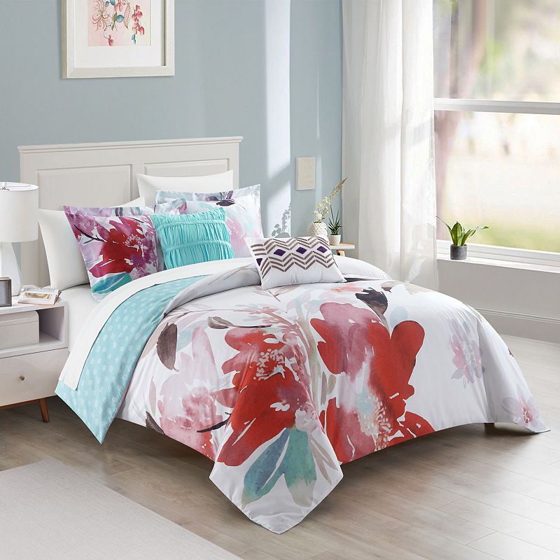 Chic Home Waldorf Reversible Comforter Set with Pillows