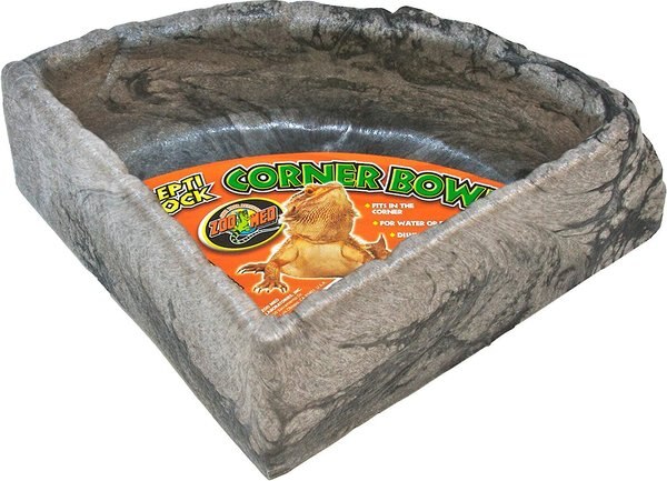 Zoo Med Repti Rock Corner Reptile Water Dish