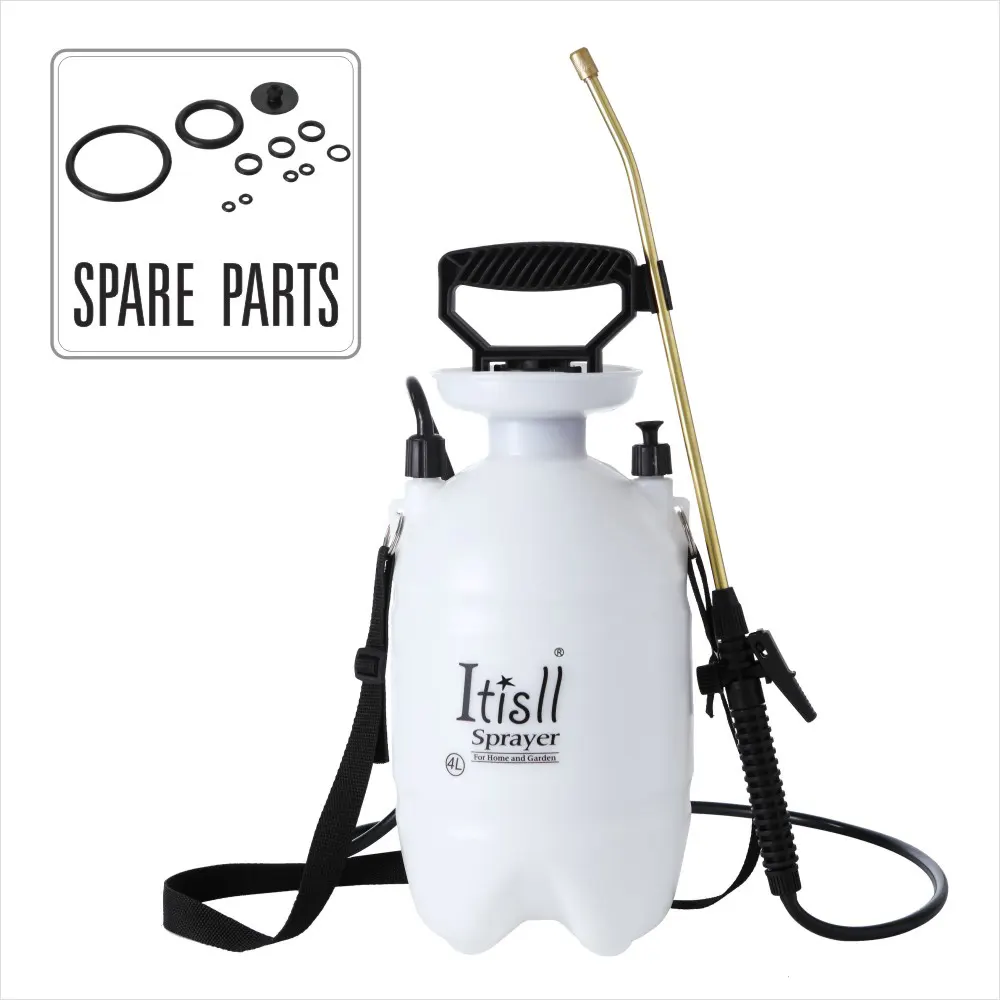 Portable Garden Pump Sprayer with Shoulder Strap 1 Gallon / 4 Liter