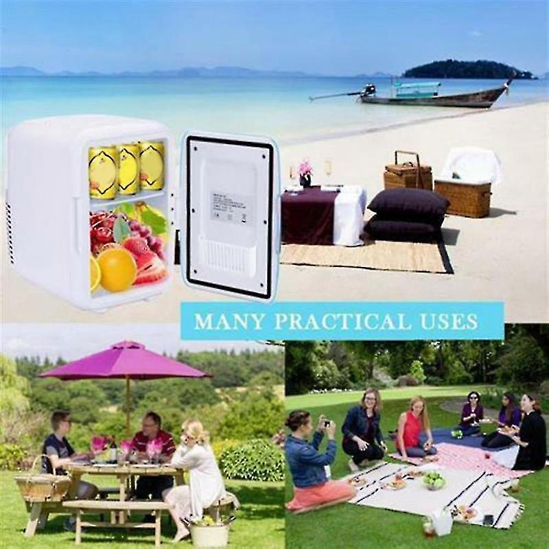 4l Mini Car Fridge Travel Freezer Portable Camping Driving Small Refrigerator