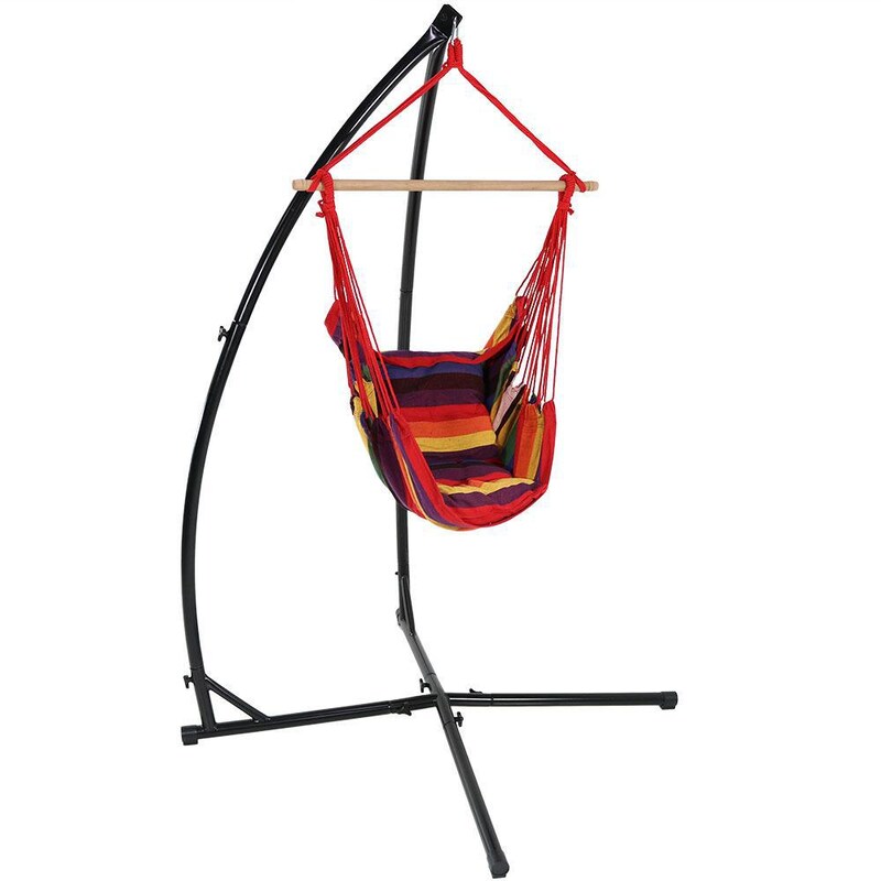 Ultimate Patio Hanging Hammock Chair Swing w/ X-Stand