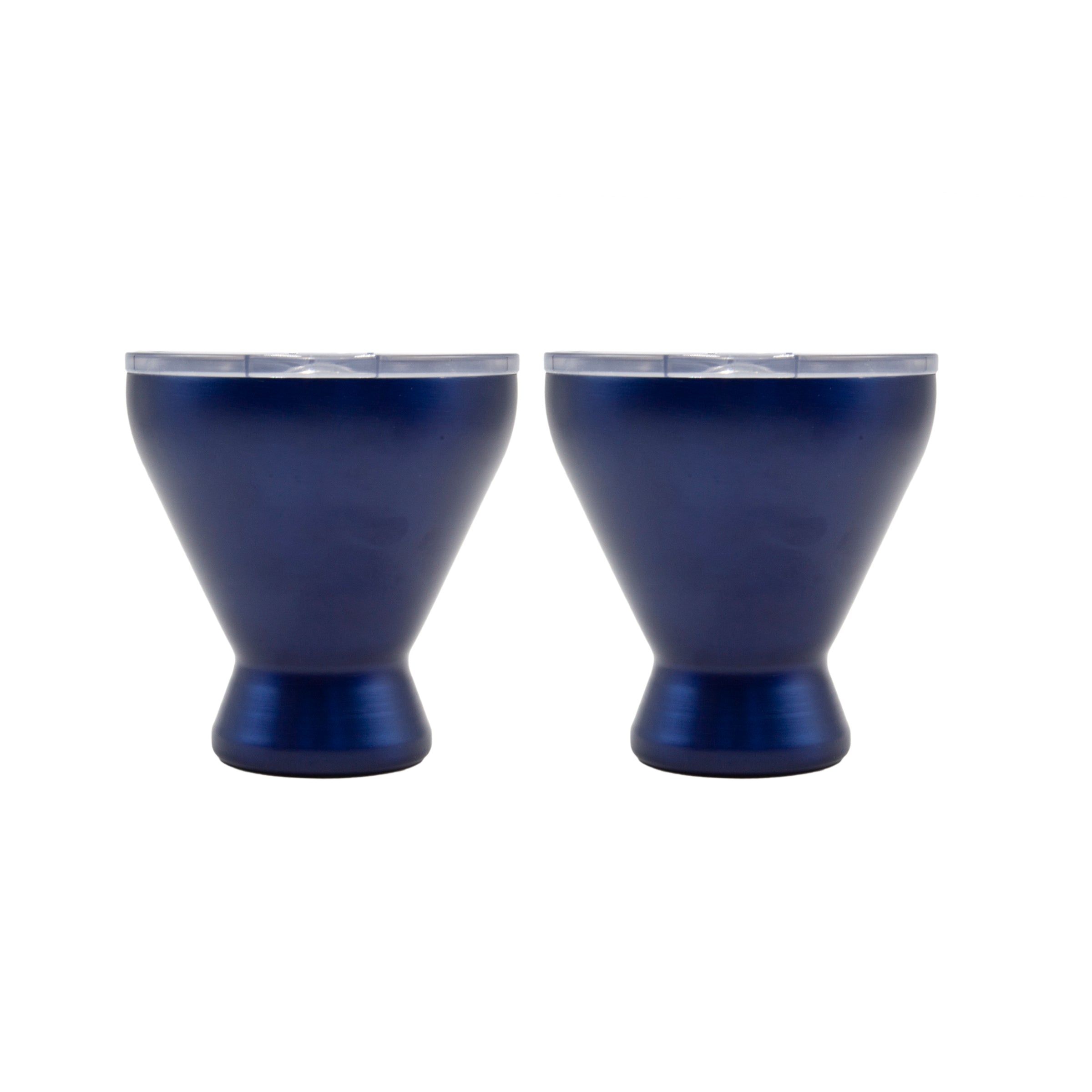 11 Oz Navy Cocktail Tumblers, Set Of 2