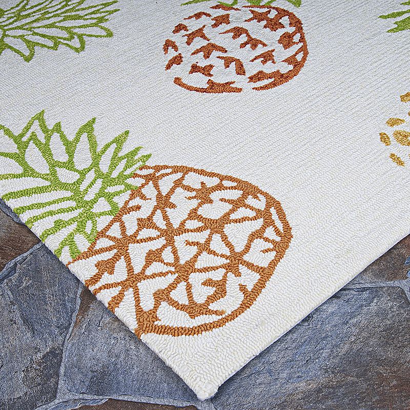 Couristan Covington Pineapples Indoor Outdoor Area Rug