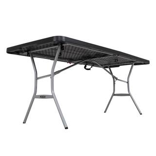 Lifetime Rectangular Black Resin Folding Banquet Tables 80852