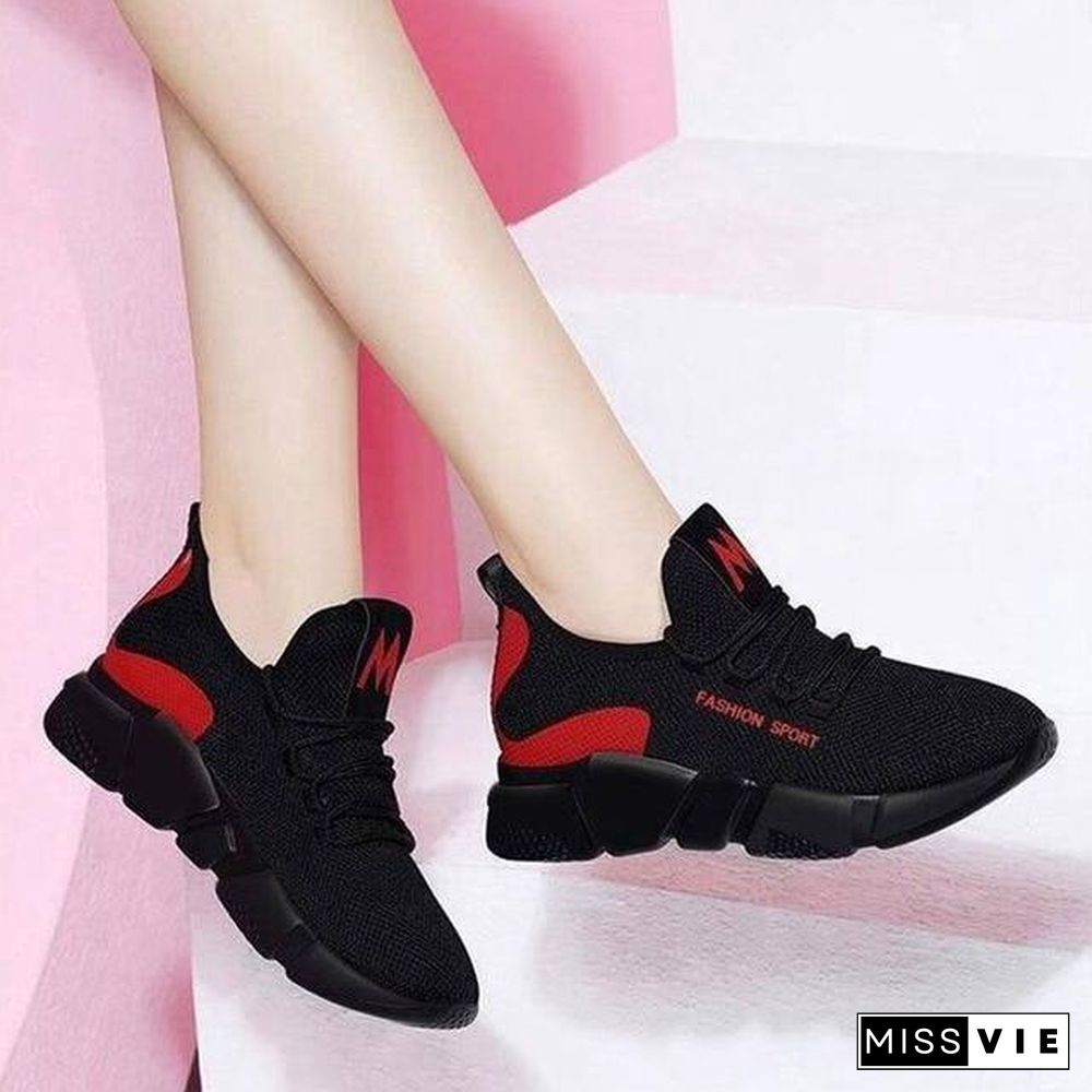 Spring Women Casual Shoes Breathable Mesh Platform Sneakers Women New Fashion Mesh Sneakers Shoes Woman Tenis Feminino