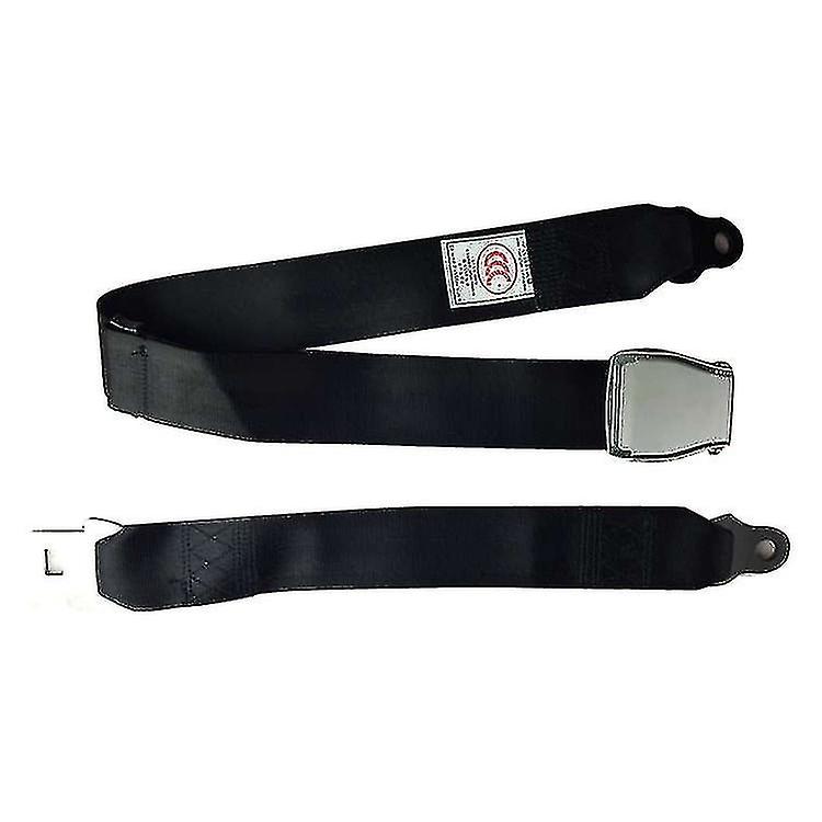 Aluminum Alloy Aircraft Two Point Seat Belt Amusement Equipment Car Polyester Adjustable Seat Belt-s