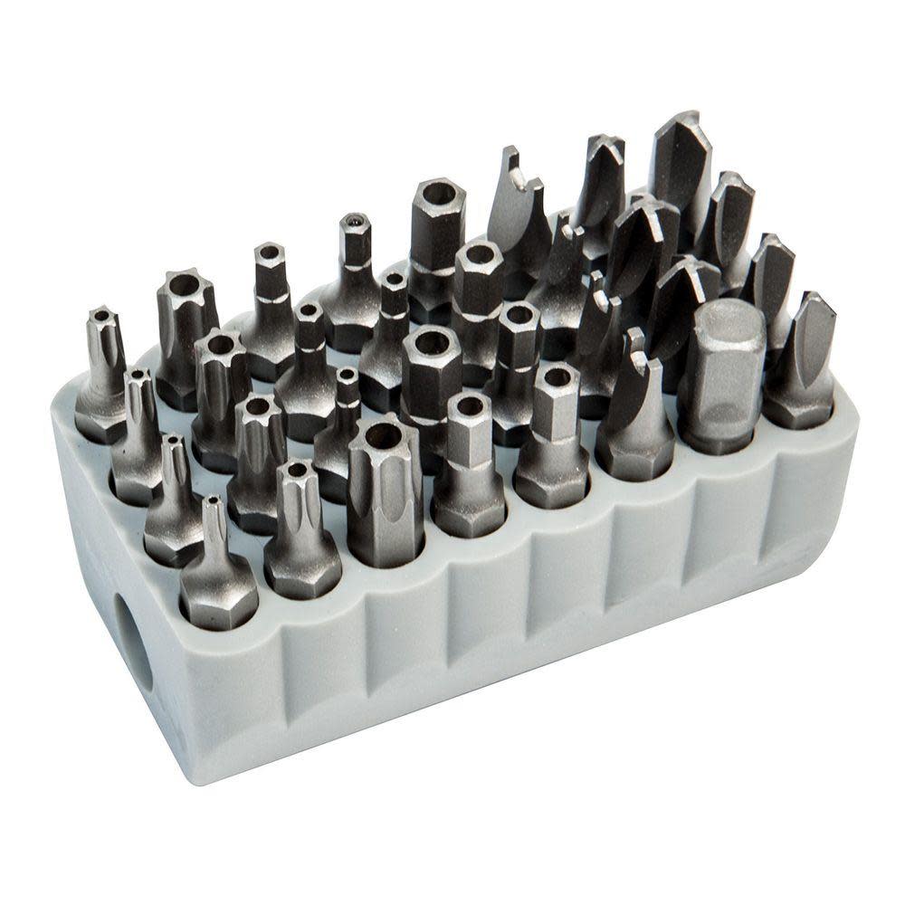 32 Piece Tamperproof Bit Set